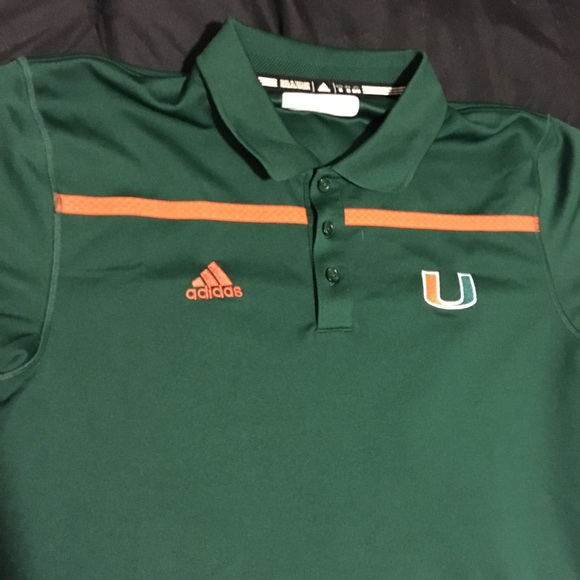 adidas Other - University of Miami Hurricanes Polo